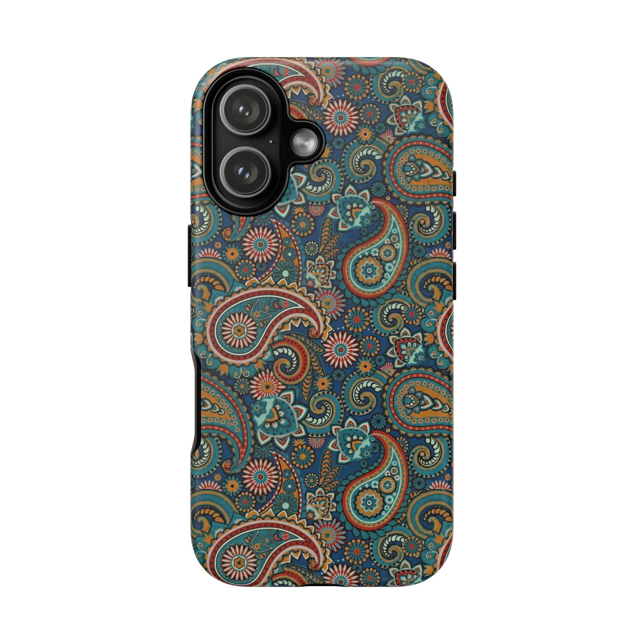 Batik Vibrant Paisley Protective Tough iPhone Case