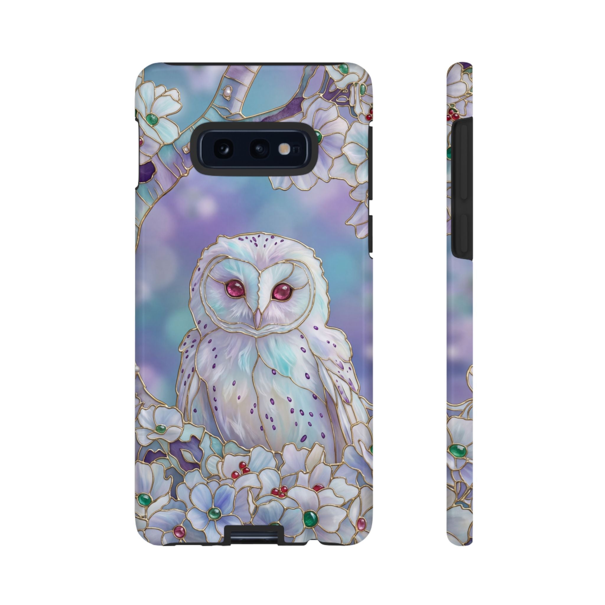 Floral Pastel Mystic Barn Owl Samsung Galaxy Case