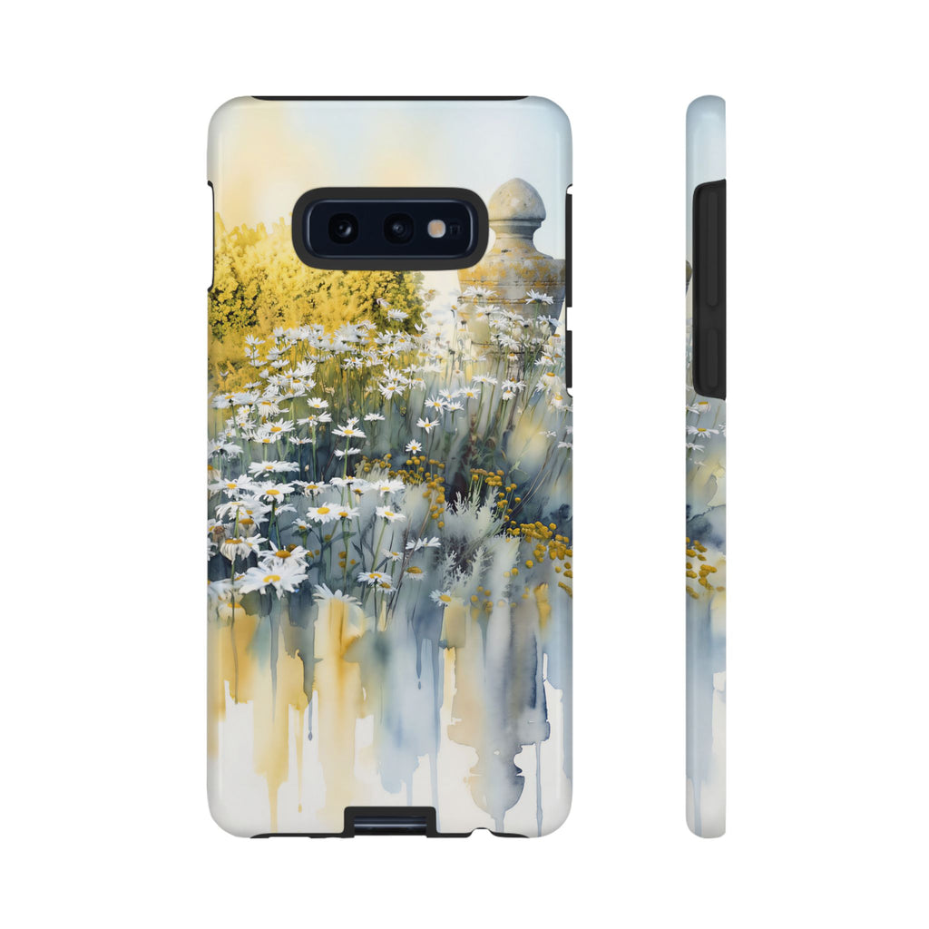 Watercolor Floral Daisy Garden Samsung Galaxy Phone Case