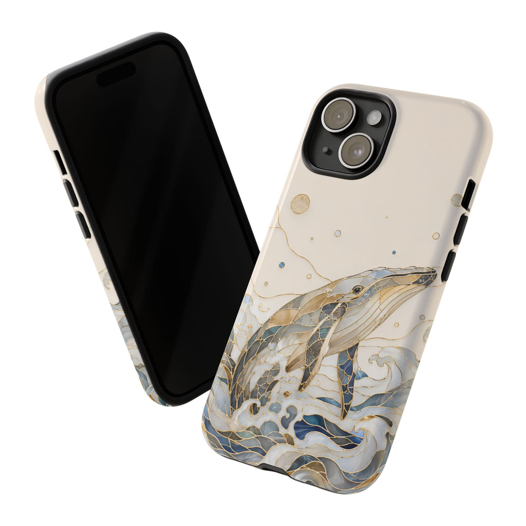 Stained Glass Whale iPhone Case | Ocean iPhone Case