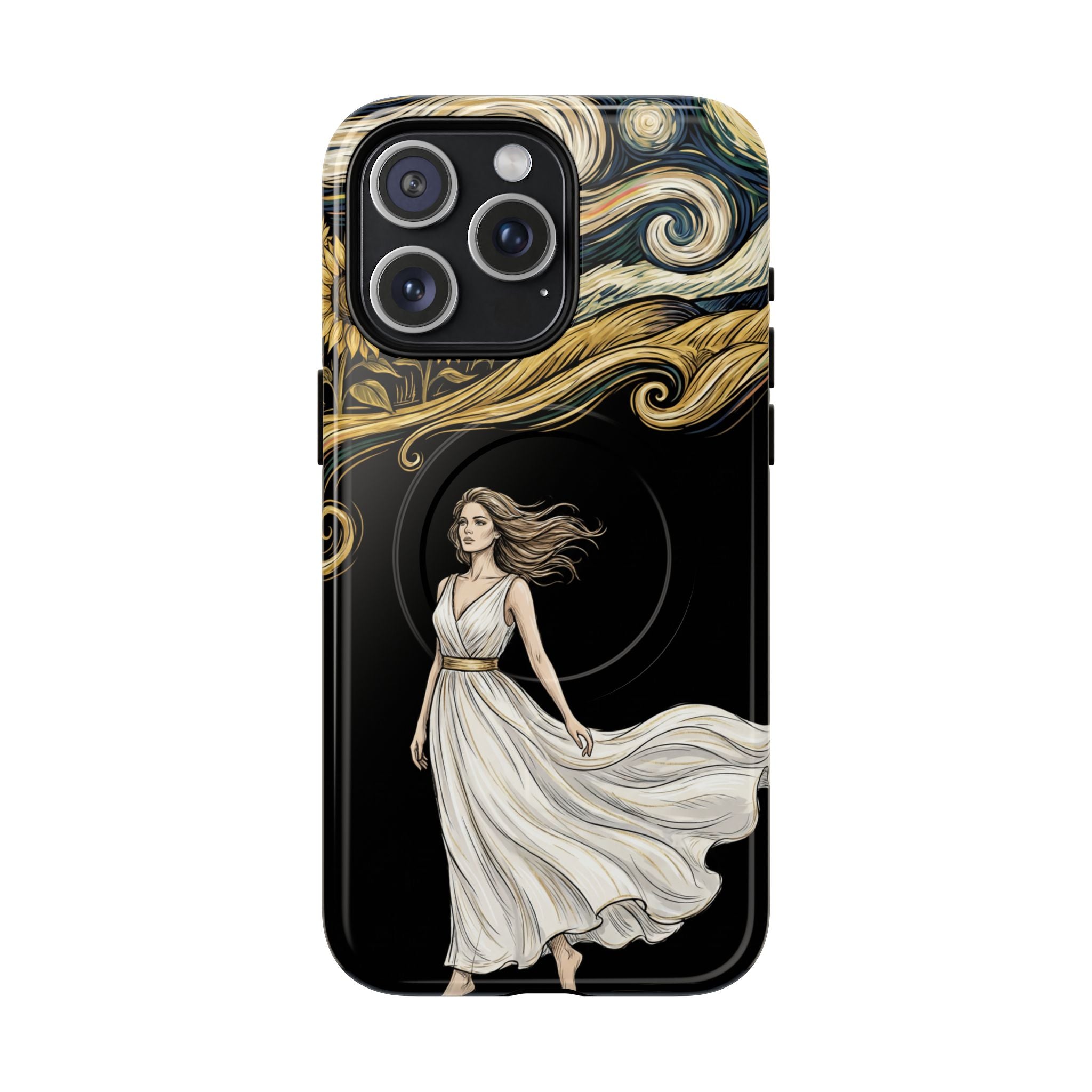 Grecian Muse MagSafe iPhone Case | Artistic Goddess Protective Case