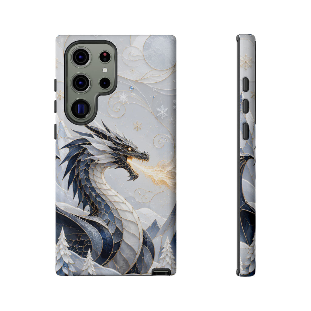 Ice Dragon Samsung Galaxy Phone Case | Winter Dragon Phone Case