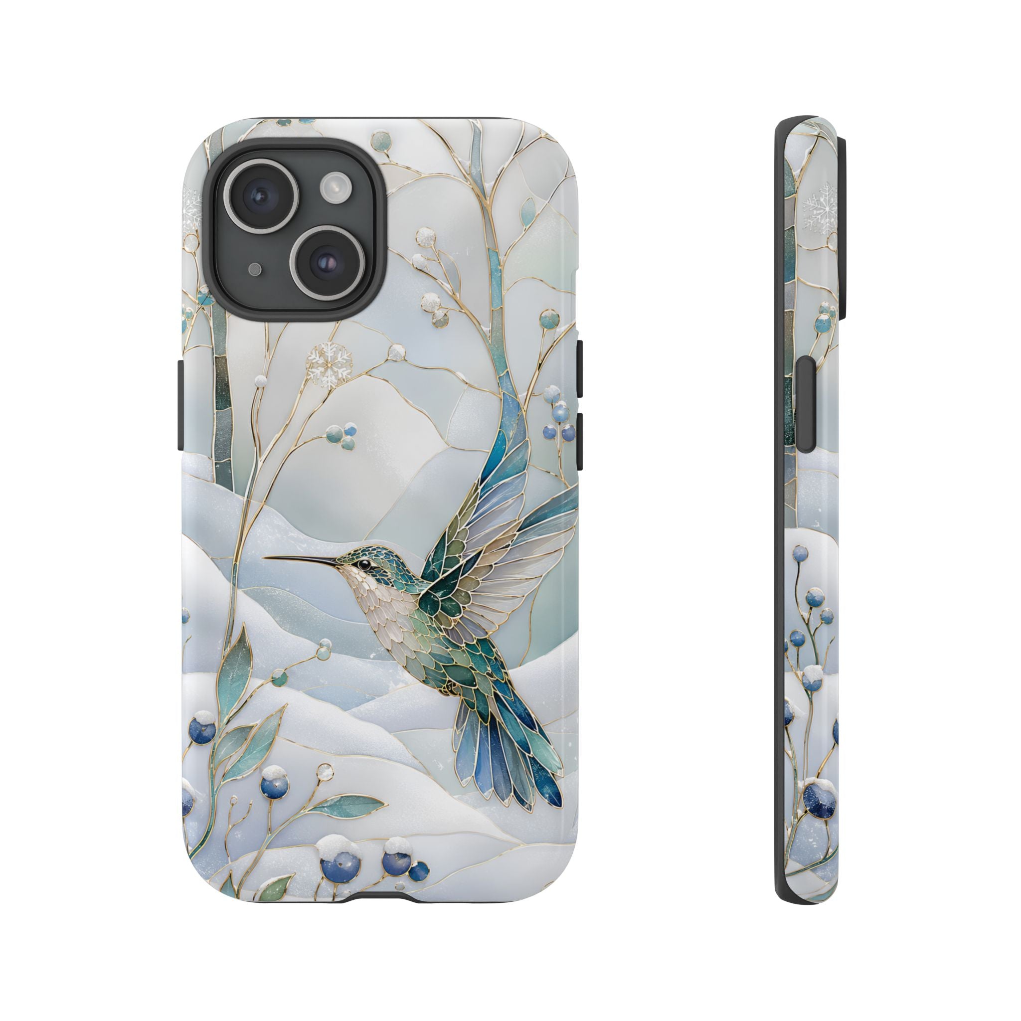 Hummingbird iPhone Case | Winter Bird iPhone Case