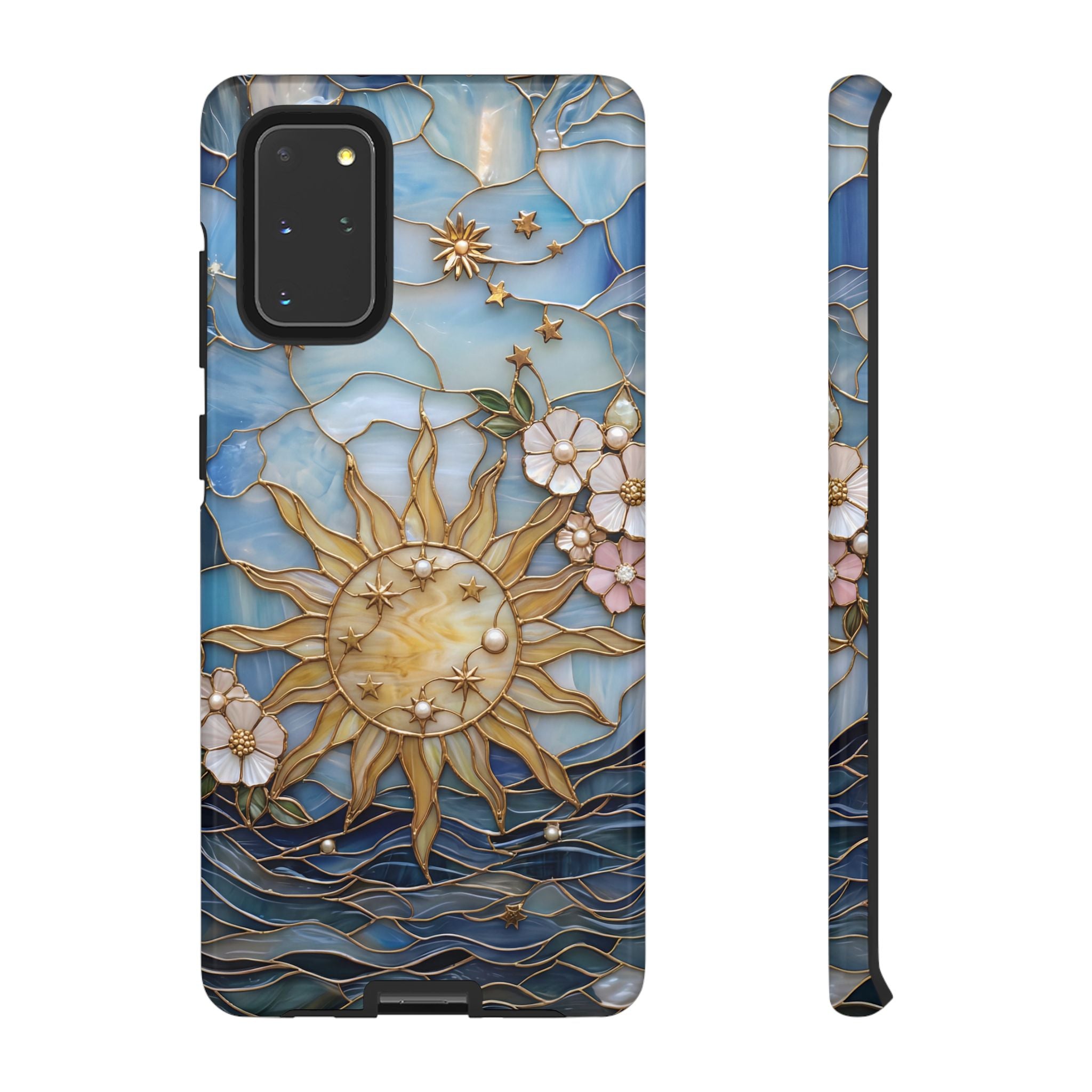 Stained Glass Floral Sun & Sea Tough Samsung Galaxy Case