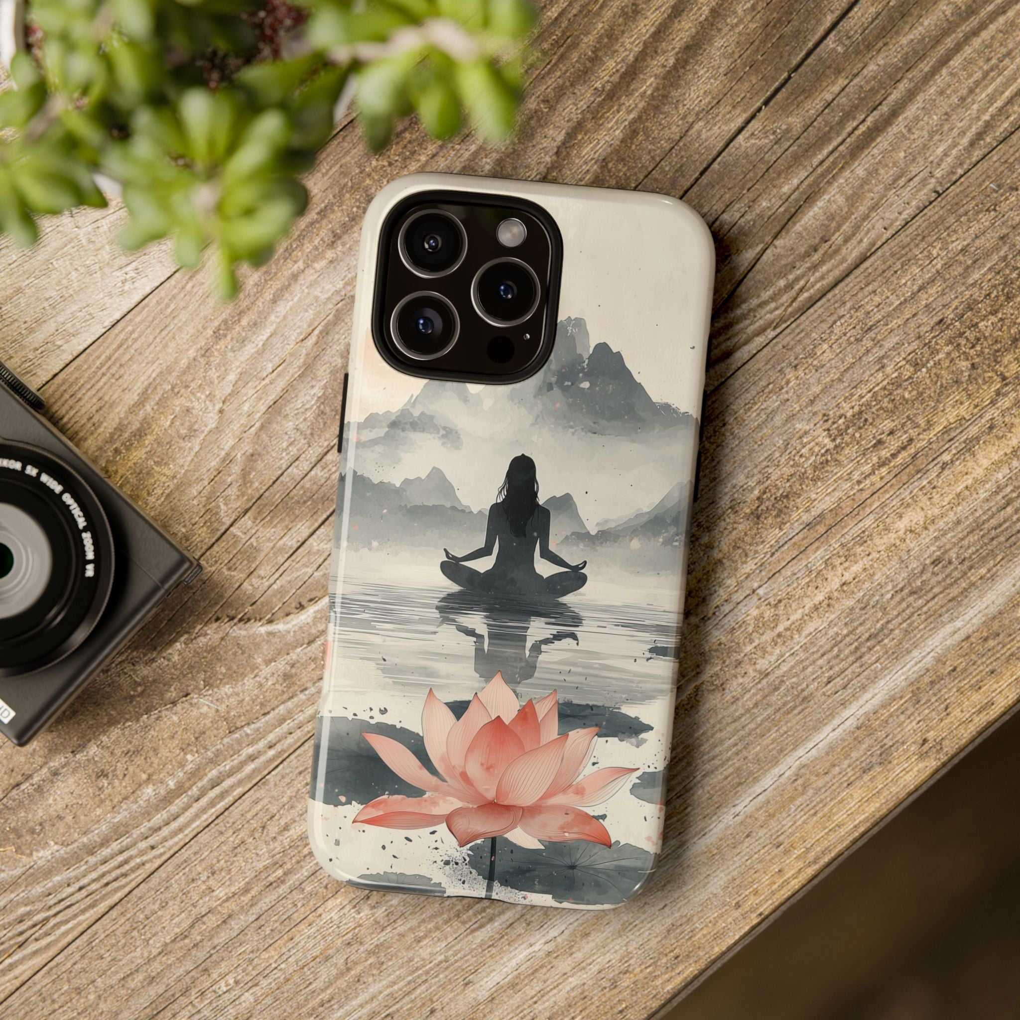 Zen Yoga Meditation Lotus iPhone Case