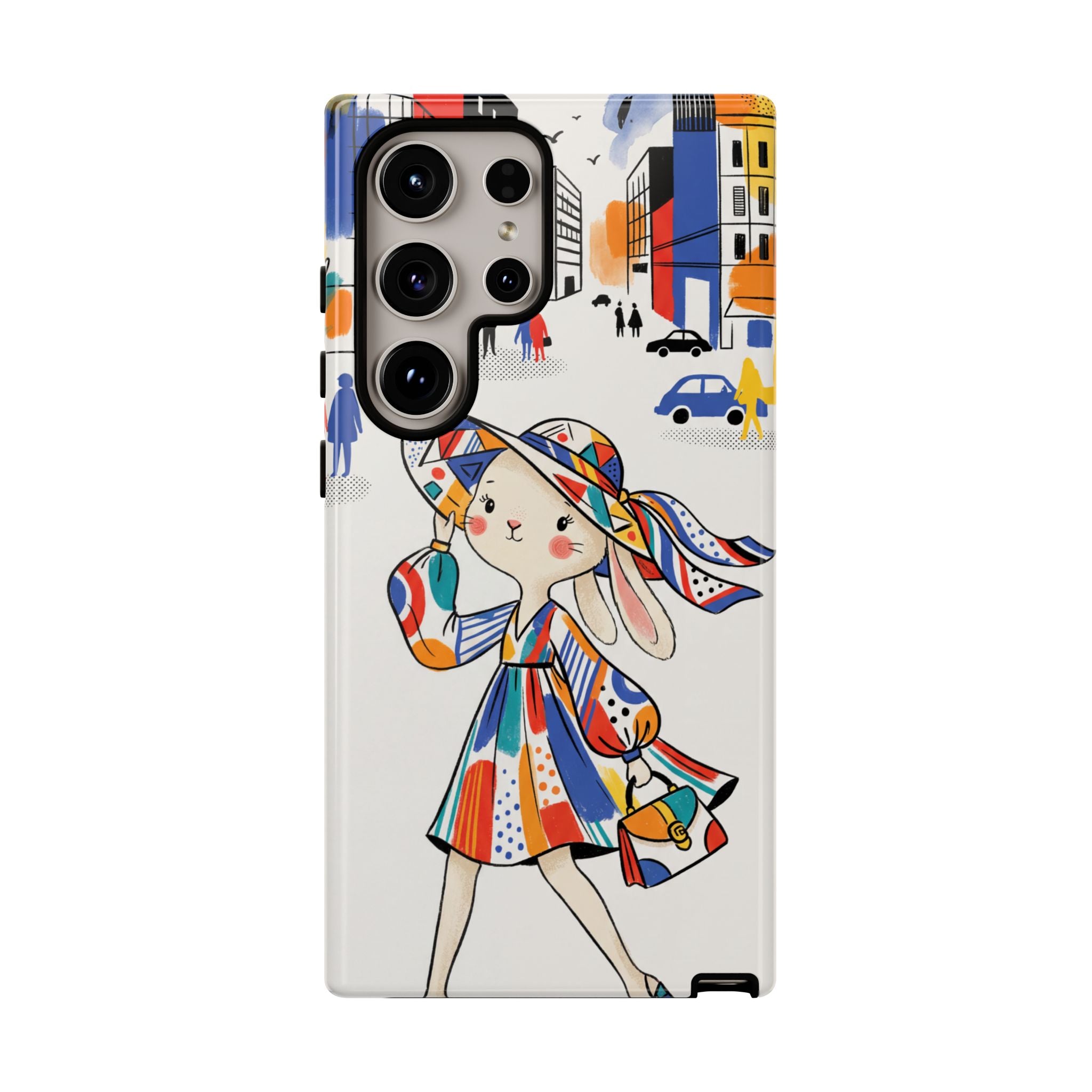 Chic Bunny City Samsung Galaxy Phone Case