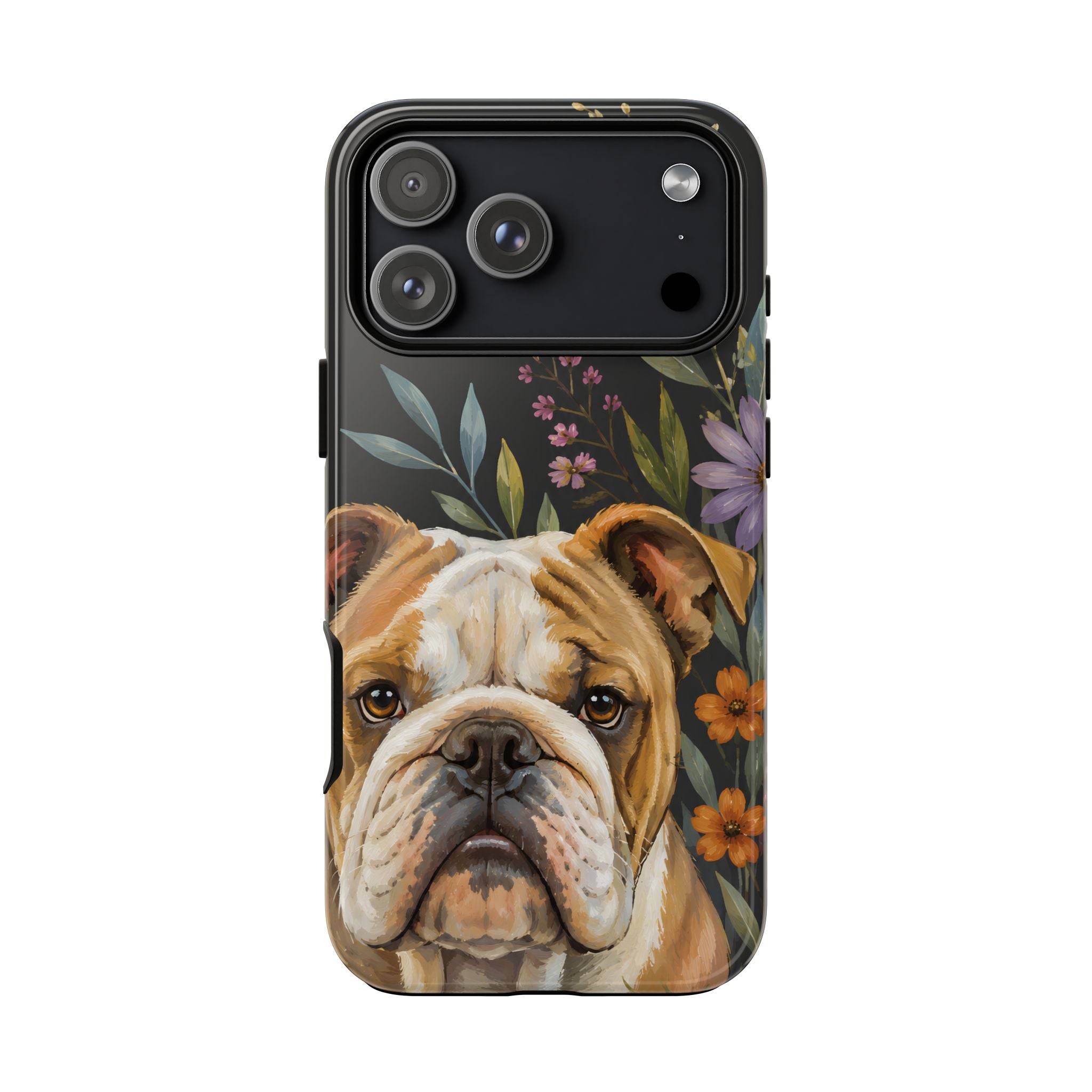 English Bulldog iPhone Case | Bulldog Dog Art Cover