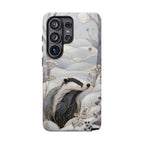 Badger Samsung Galaxy Phone Case | Stained Glass Wildlife Phone Case