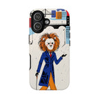 Lion Gentleman iPhone Case | Dapper Lion in City Rain