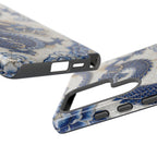 Asian Zodiac Dragon Samsung Galaxy Phone Case V2 | Blue & White Porcelain Luxury Protective Case | Year of the Dragon Gift