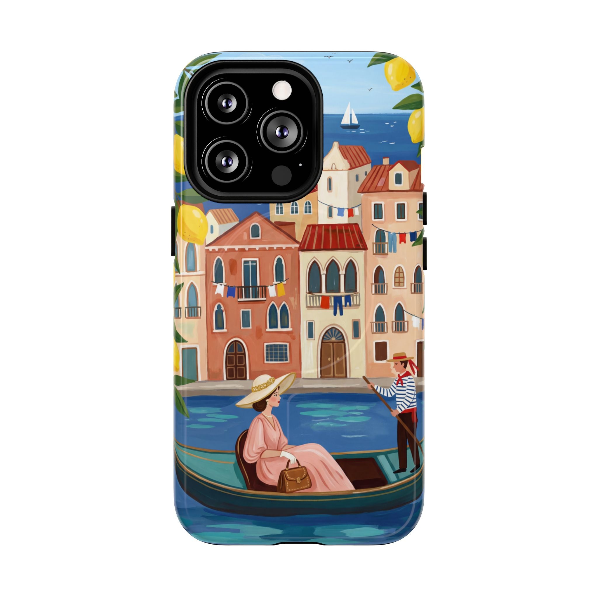 Venetian Gondola MagSafe iPhone Case | Lemon Coast Waterfront Travel
