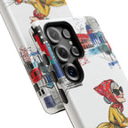 Vintage Vespa Granny Samsung Galaxy Phone Case | Retro Scooter Travel iPhone Cover