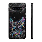 Colorful Neon Phoenix Tough Samsung Galaxy Phone Case