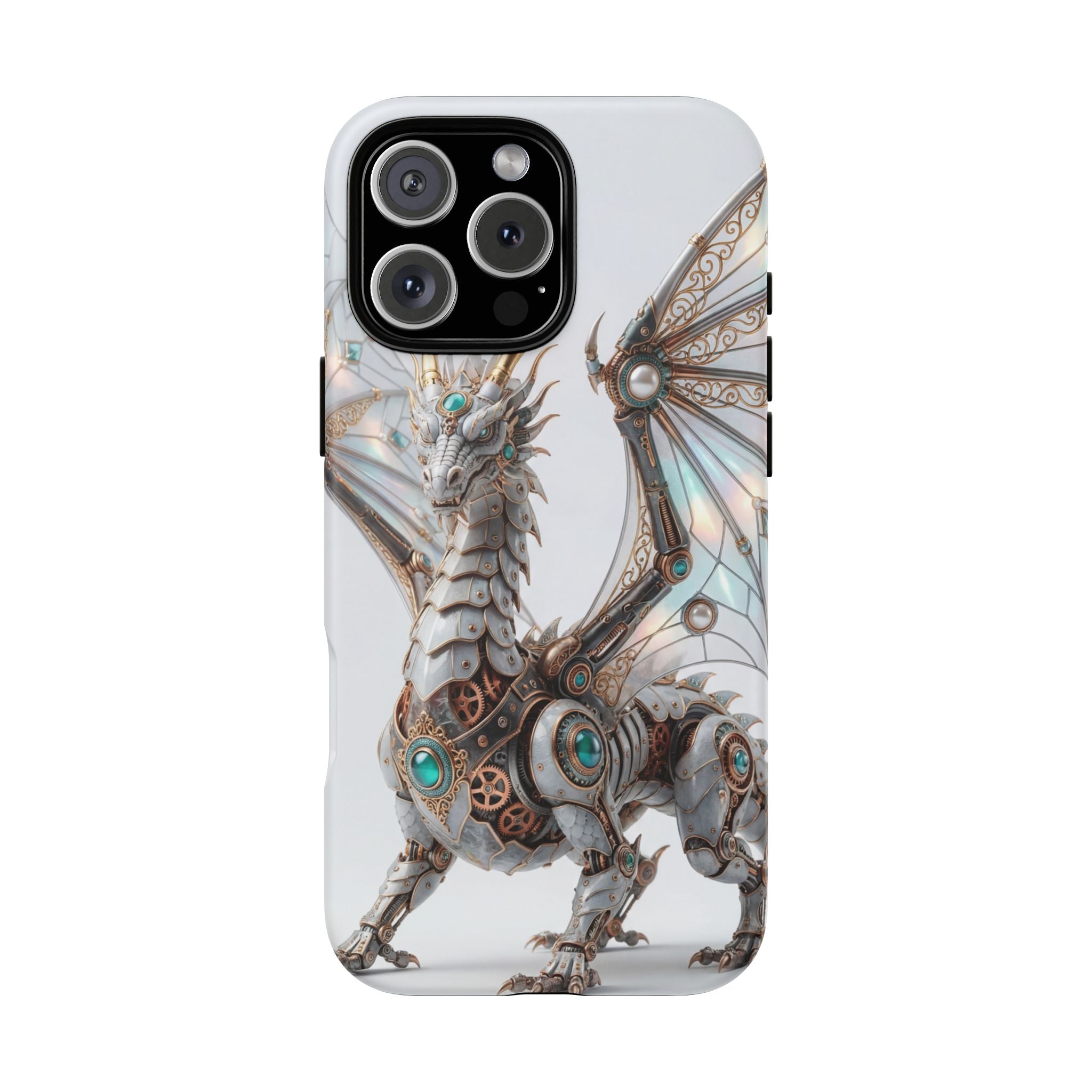 Steampunk Mechanical Dragon iPhone Case — Fantasy Armor Protective Cover