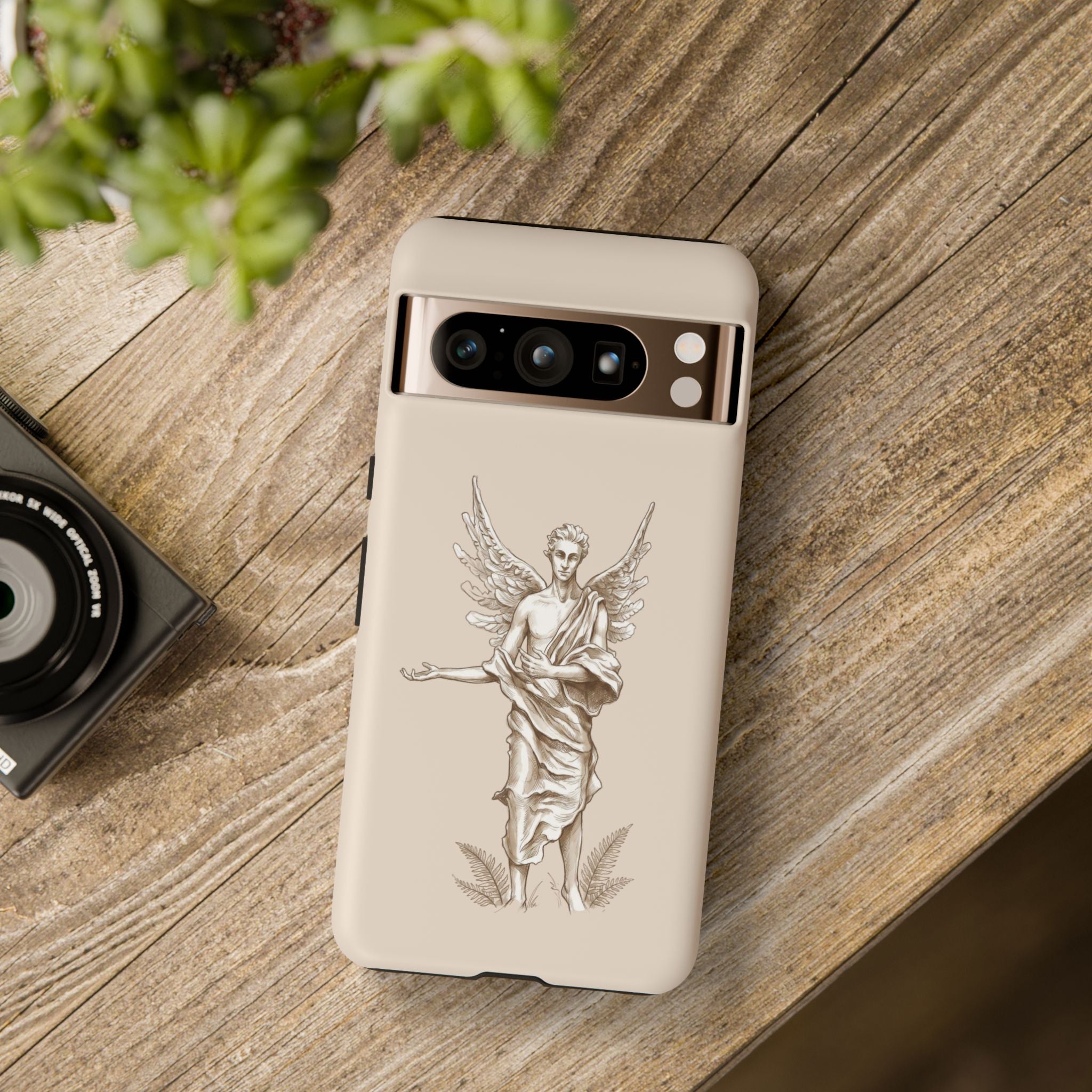 Angel Sketch Phone Case | Classic Guardian Google Pixel Cover