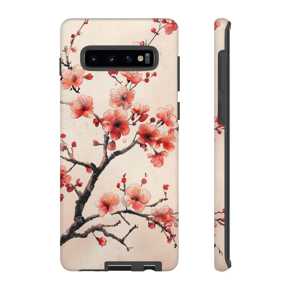 Cherry Blossom Samsung Galaxy Phone Case | Pink Blossom Branch Design