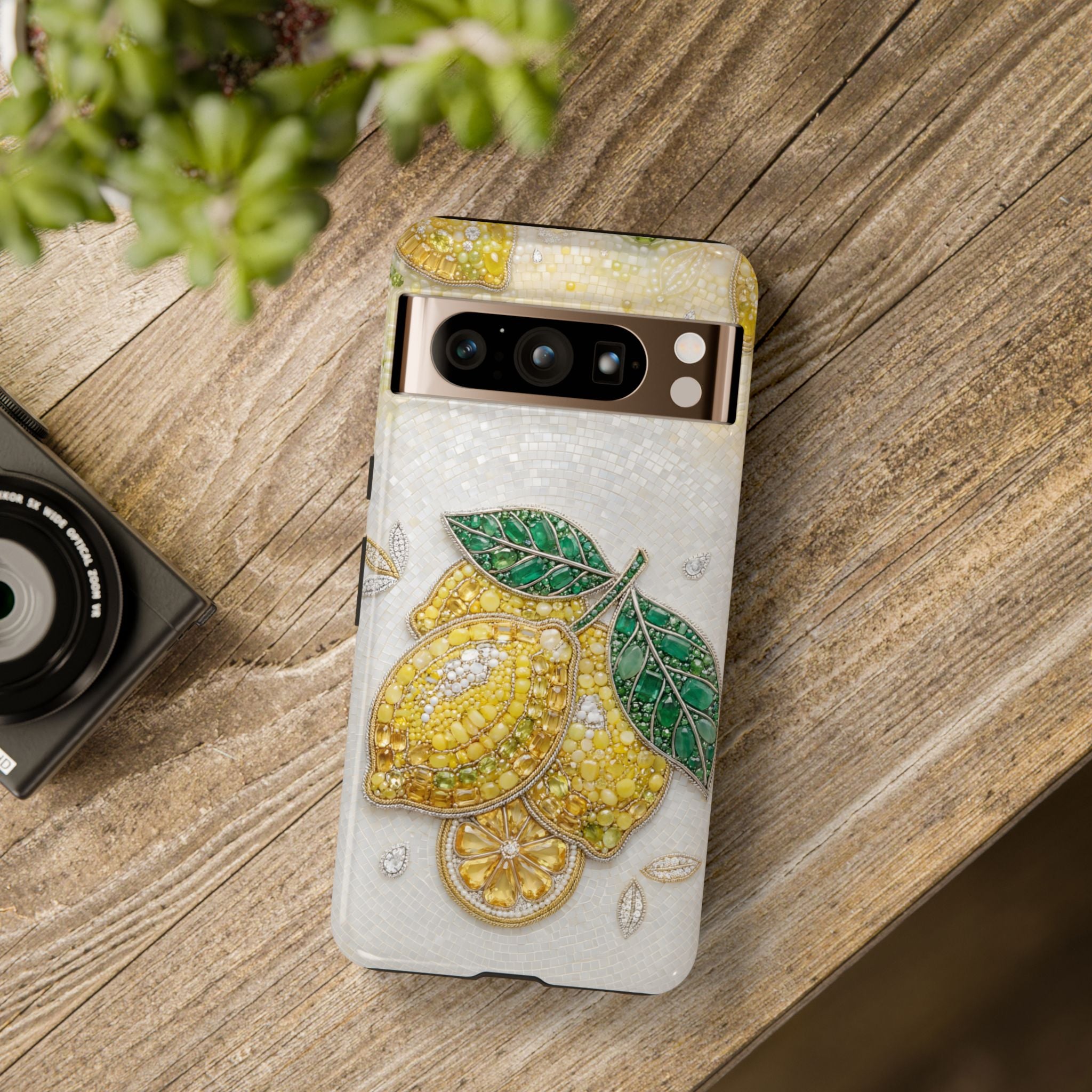 Luxe Lemon Jewel Google Pixel Phone Case