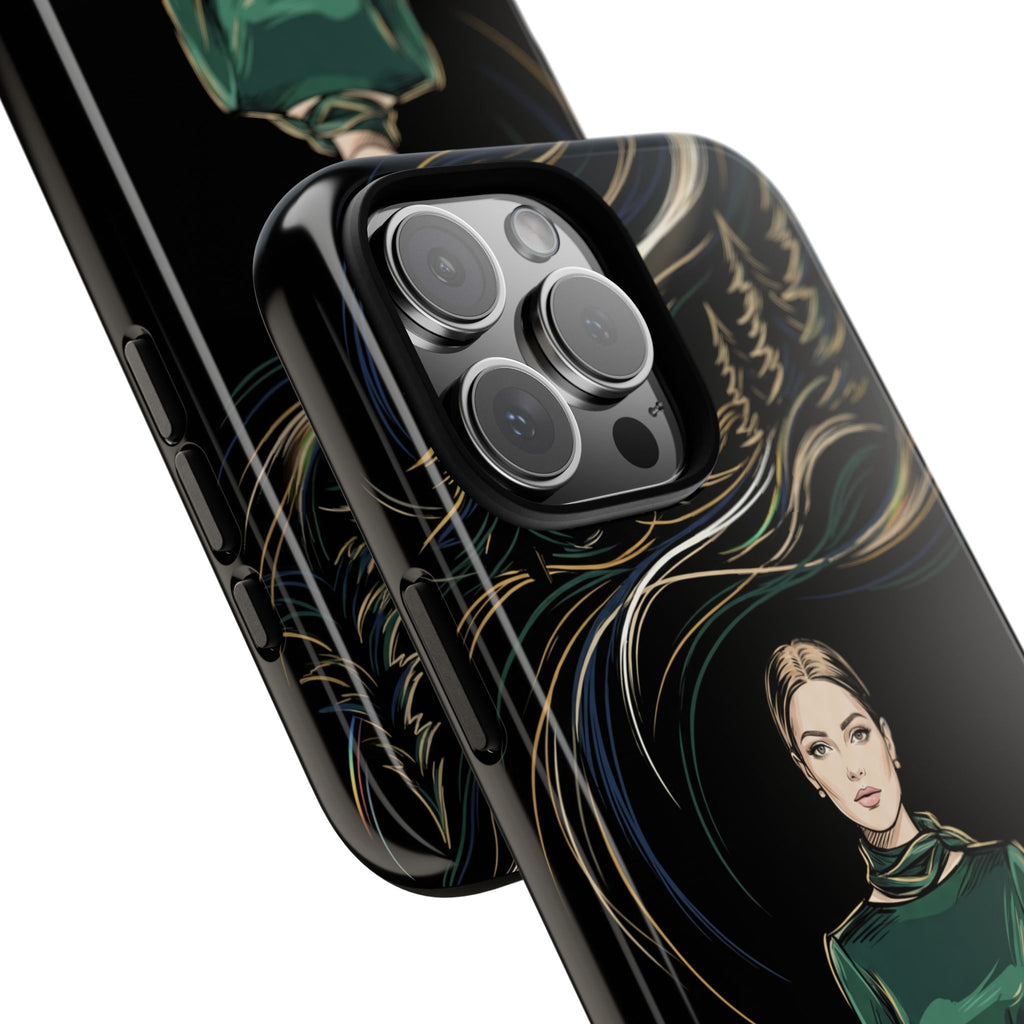 Elegant Forest Woman iPhone Case