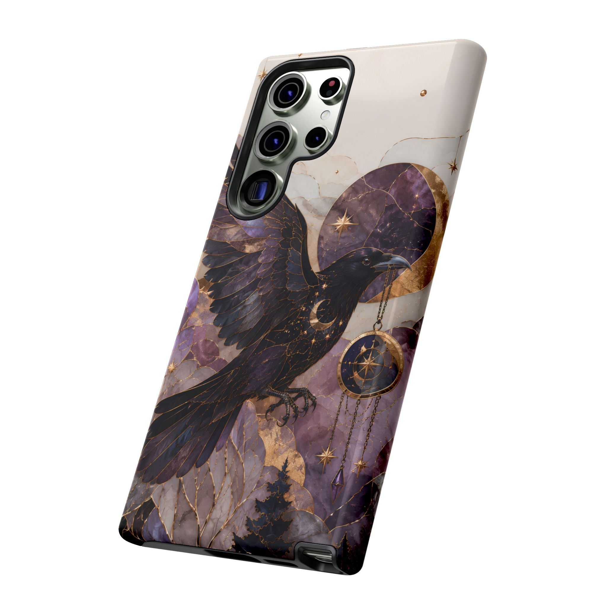 Raven Samsung galaxy Phone Case | Gothic Bird Phone Case
