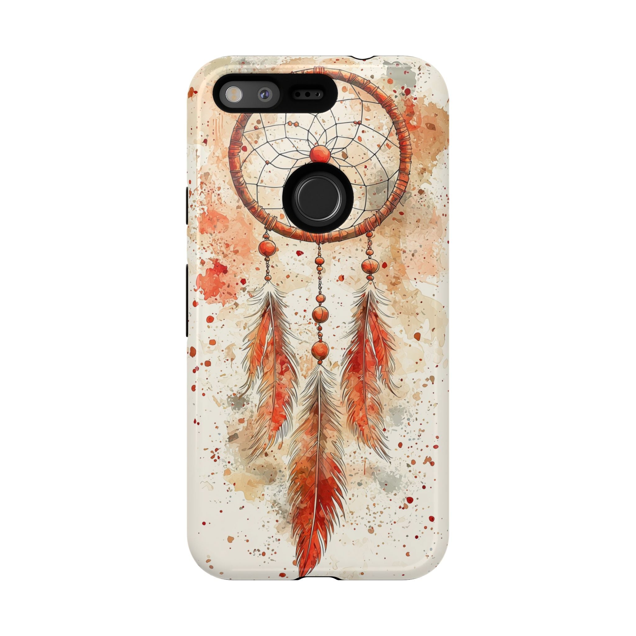 Dreamcatcher Tough Google Pixel Case | Watercolour Feather