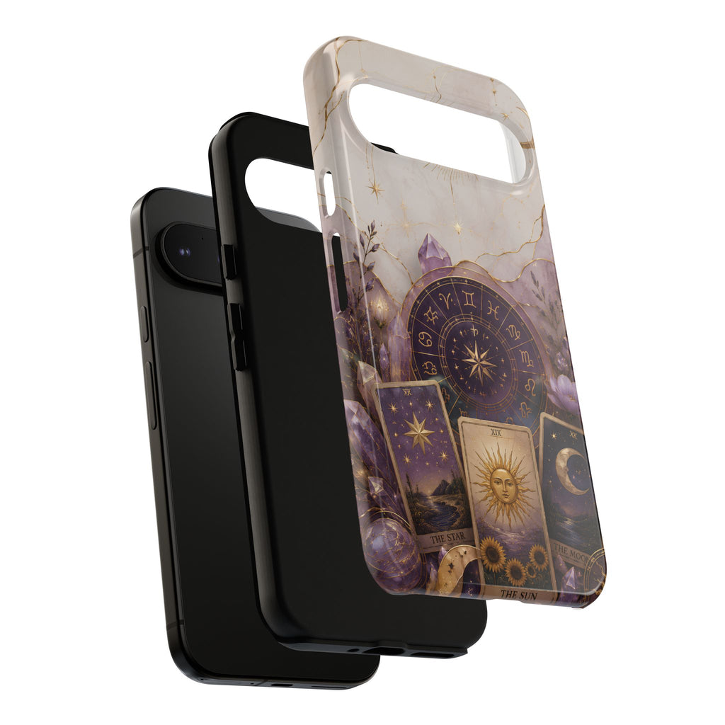 Tarot Google Pixel Phone Case | Celestial Crystal Astrology Phone Case
