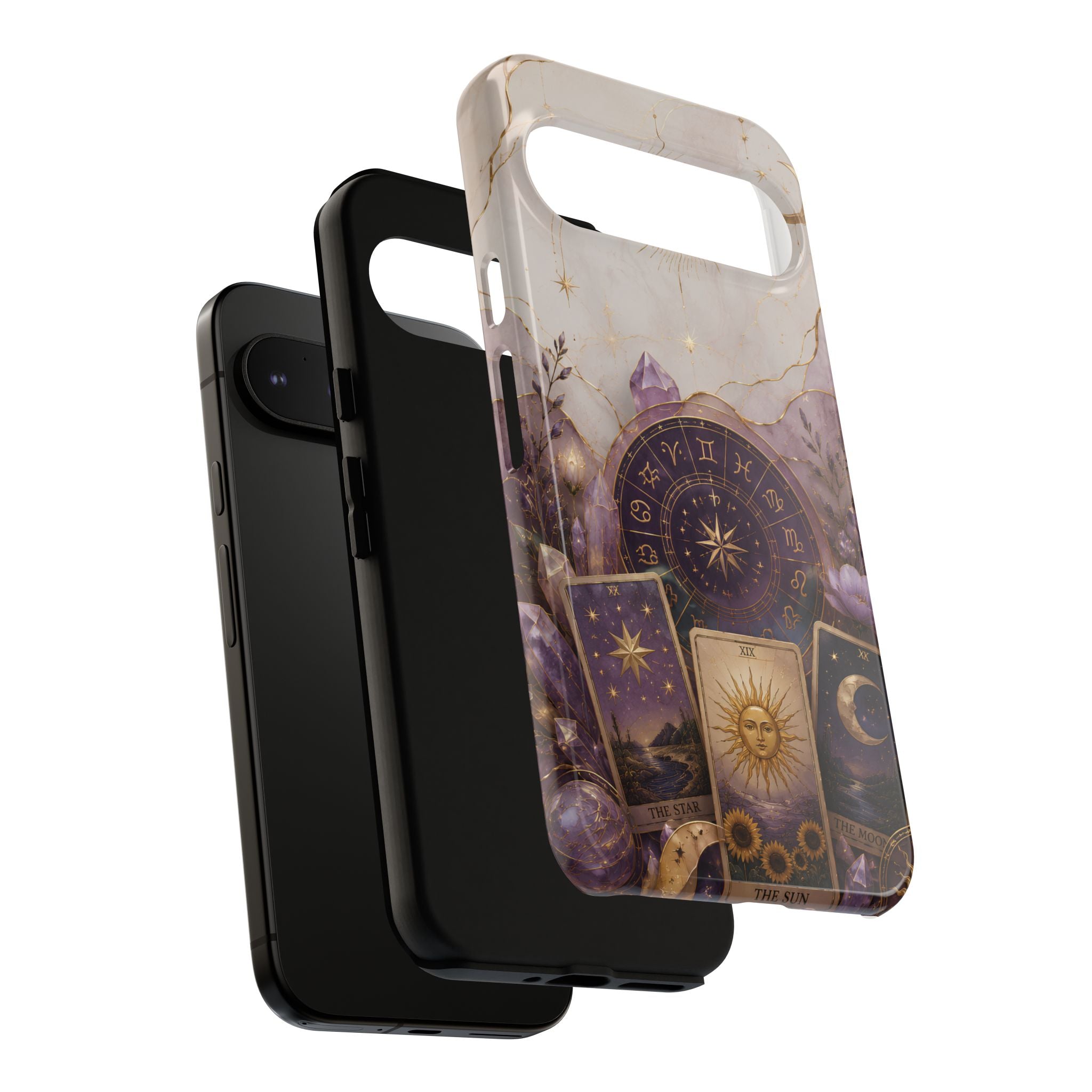 Tarot Google Pixel Phone Case | Celestial Crystal Astrology Phone Case