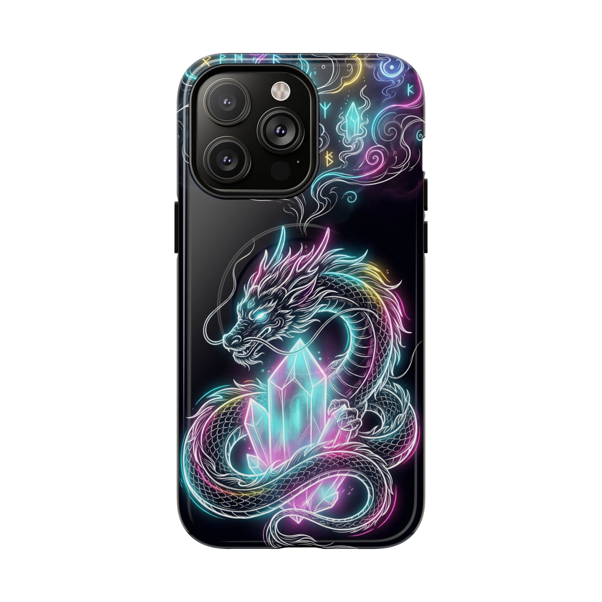 Neon Loong Crystal MagSafe iPhone Case