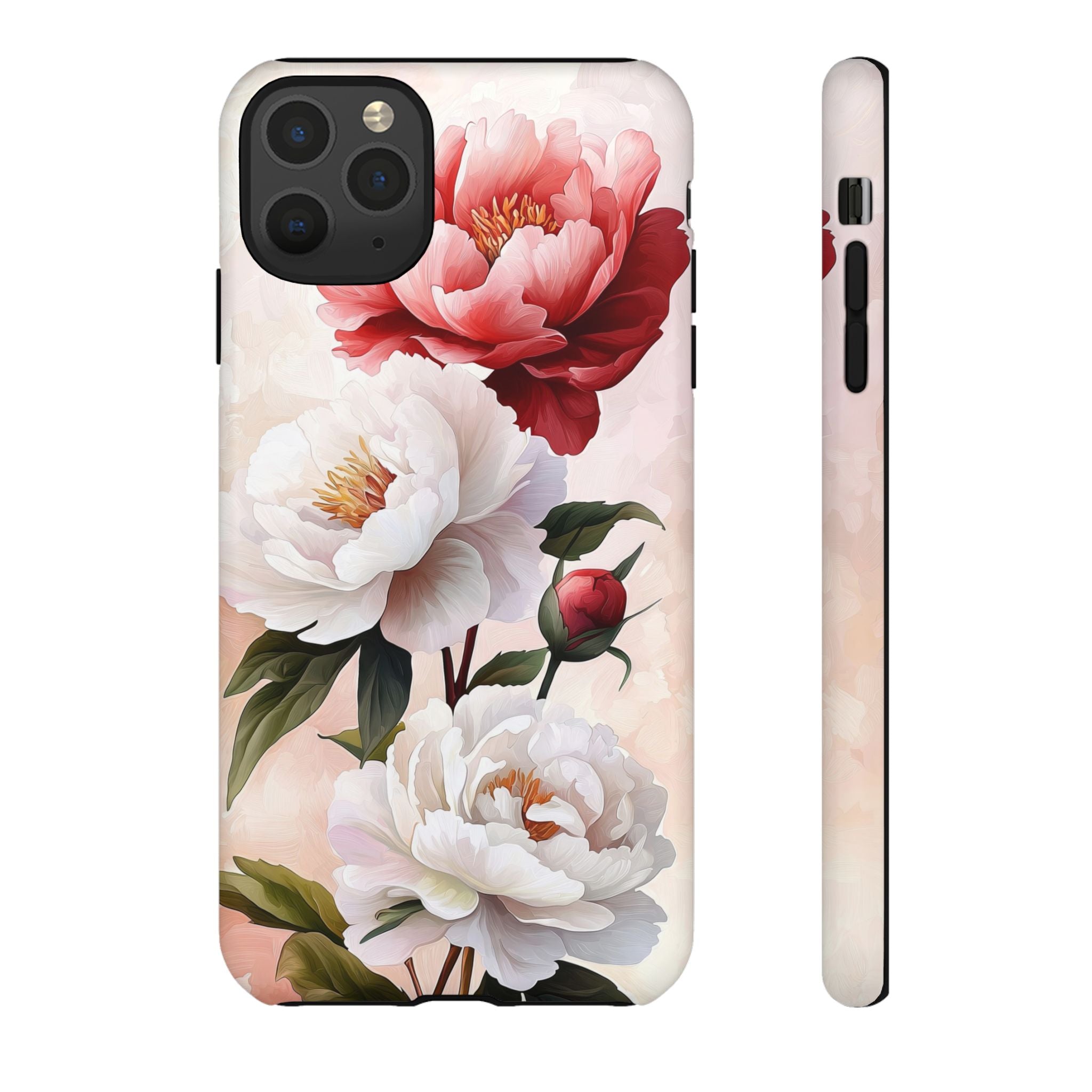 Floral Peony Tough iPhone Case