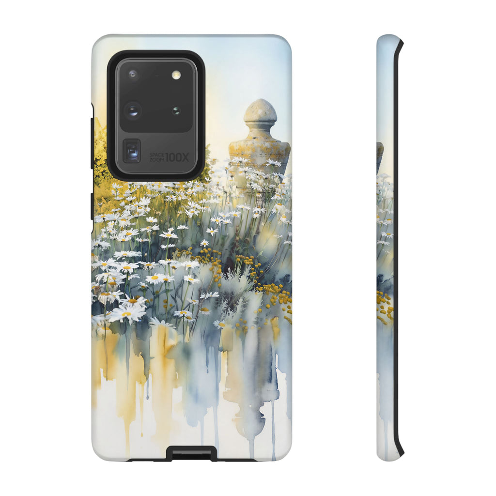 Watercolor Floral Daisy Garden Samsung Galaxy Phone Case