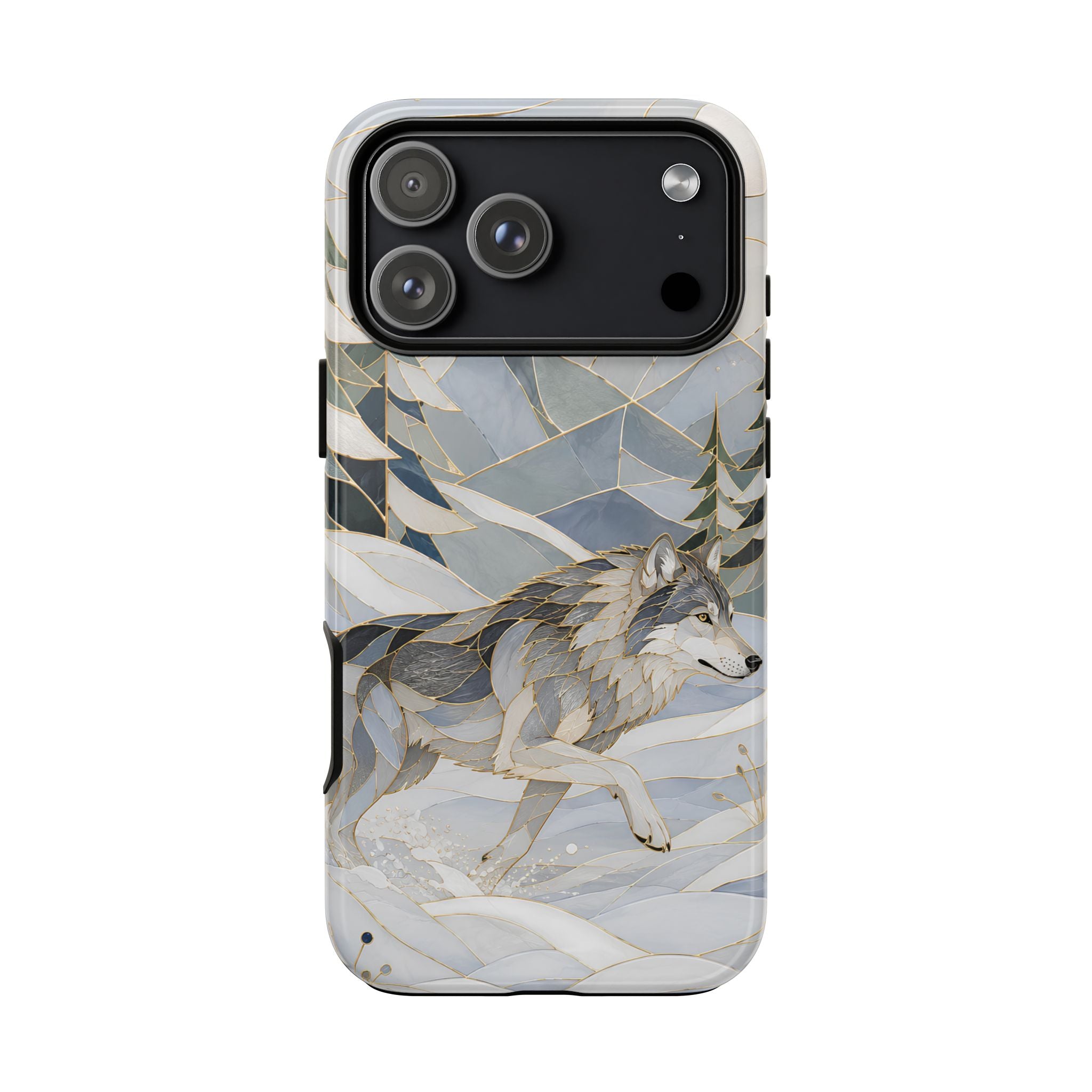 Winter Wolf iPhone Case | Mountain Forest iPhone Case