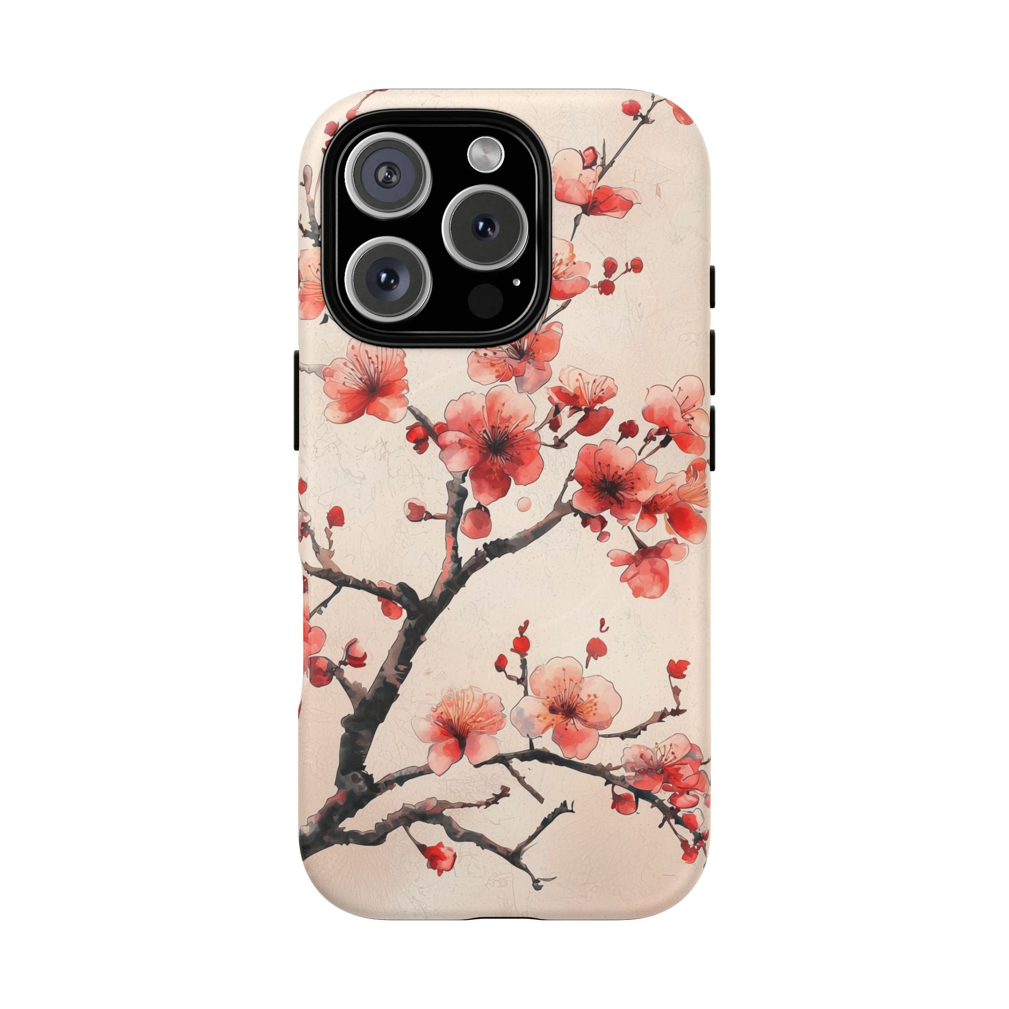 Cherry Blossom MagSafe iPhone Case | Floral Pink Blossom Branch Design