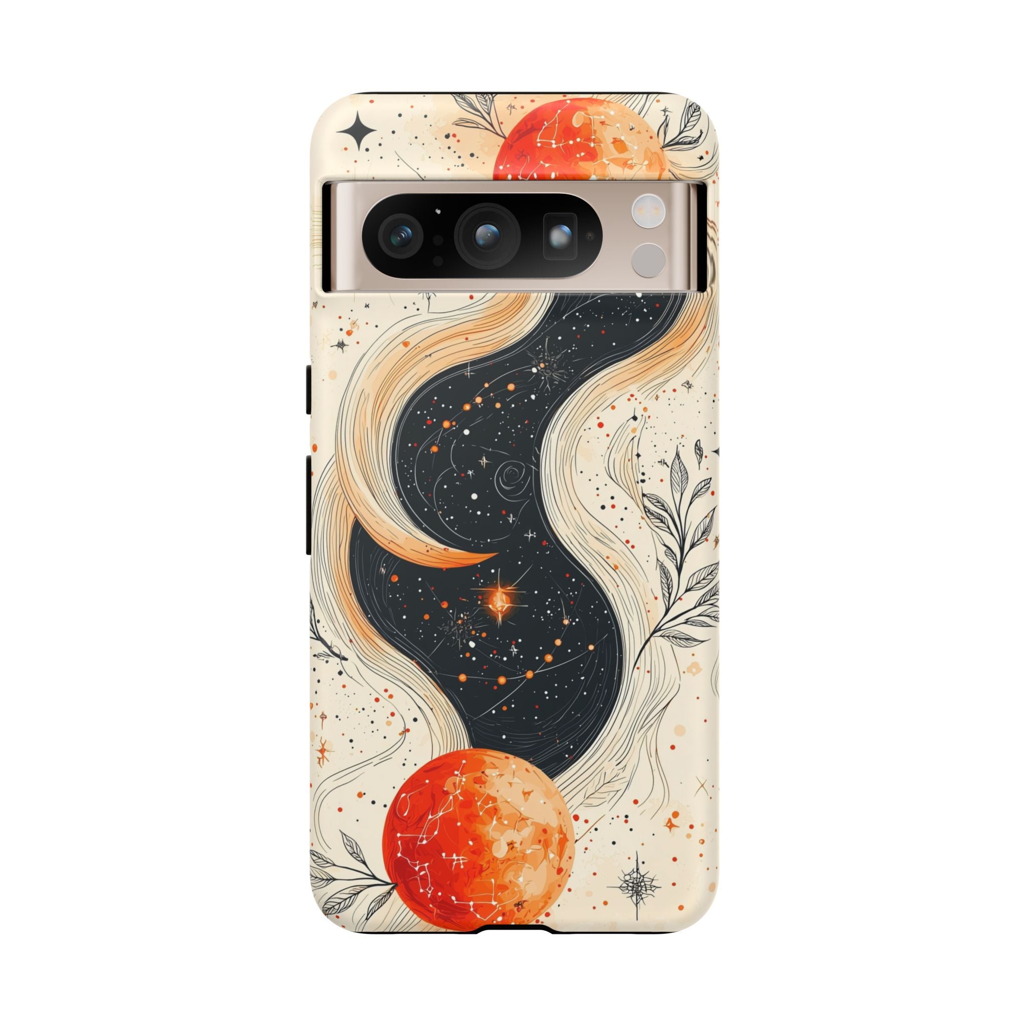 Astrology Galaxy Google Pixel Case | Red Moon Celestial
