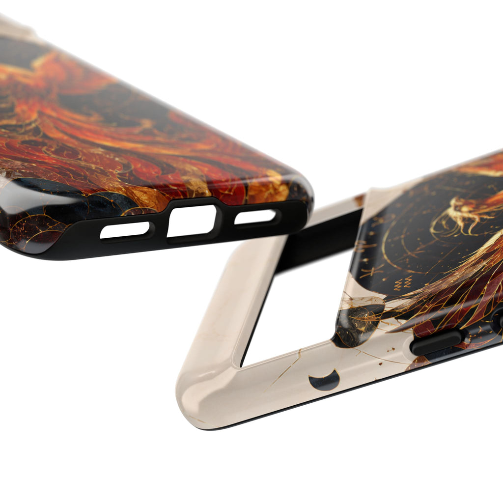 Phoenix Google Pixel Phone Case | Celestial Fire Bird Case