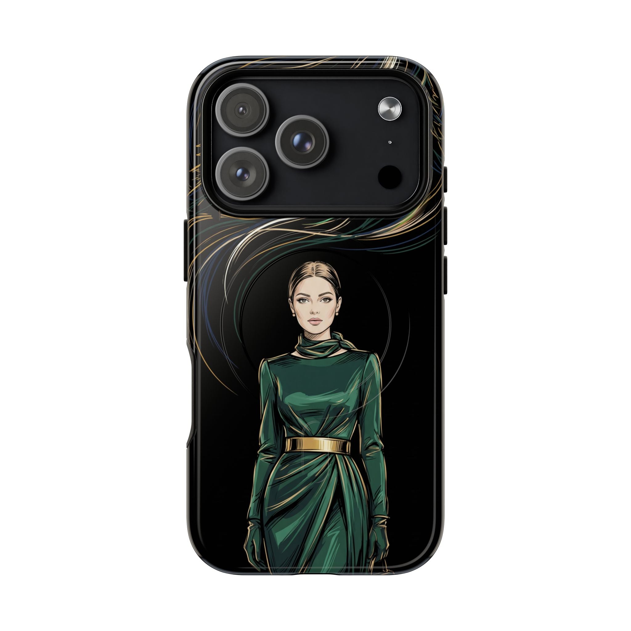Elegant Forest Woman MagSafe iPhone Case