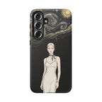 Cover per Samsung Galaxy Fantasia Notte Stellata | Illustrazione Donna Elegante
