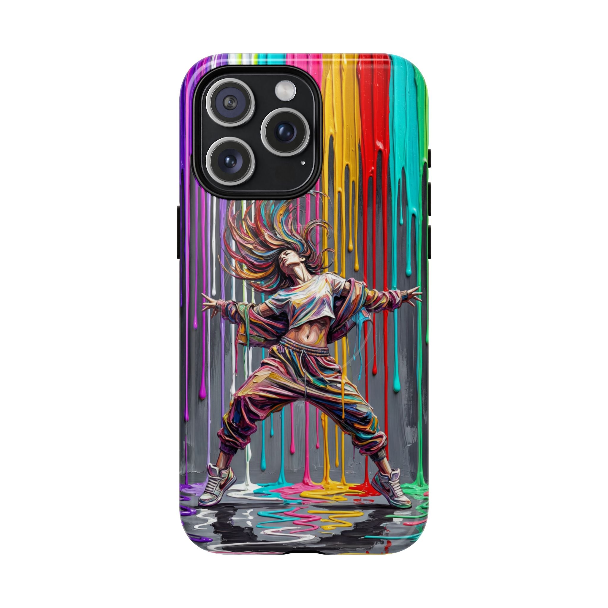 MagSafe iPhone Case | Colorful Street Dance Drip Design