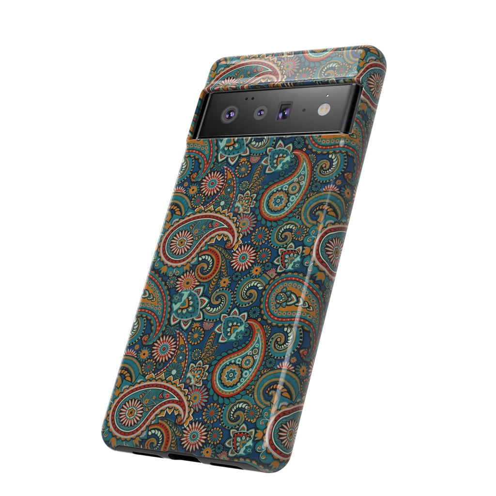 Batik Vibrant Paisley Protective Tough Google Pixel Case