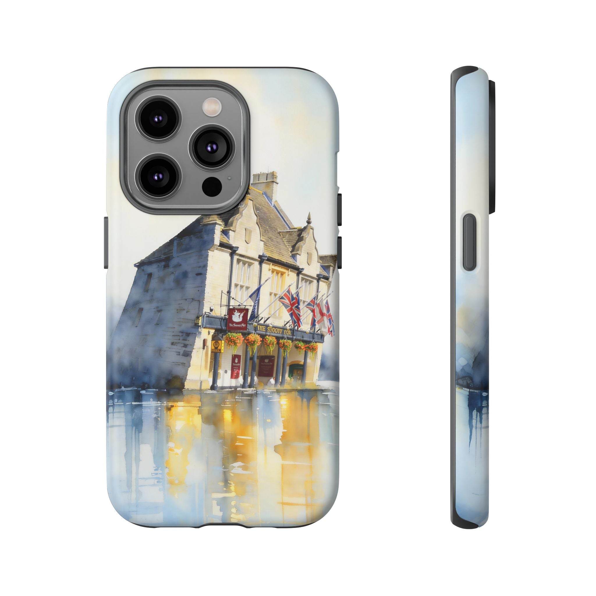 English Village Hotel Aesthetic iPhone Case