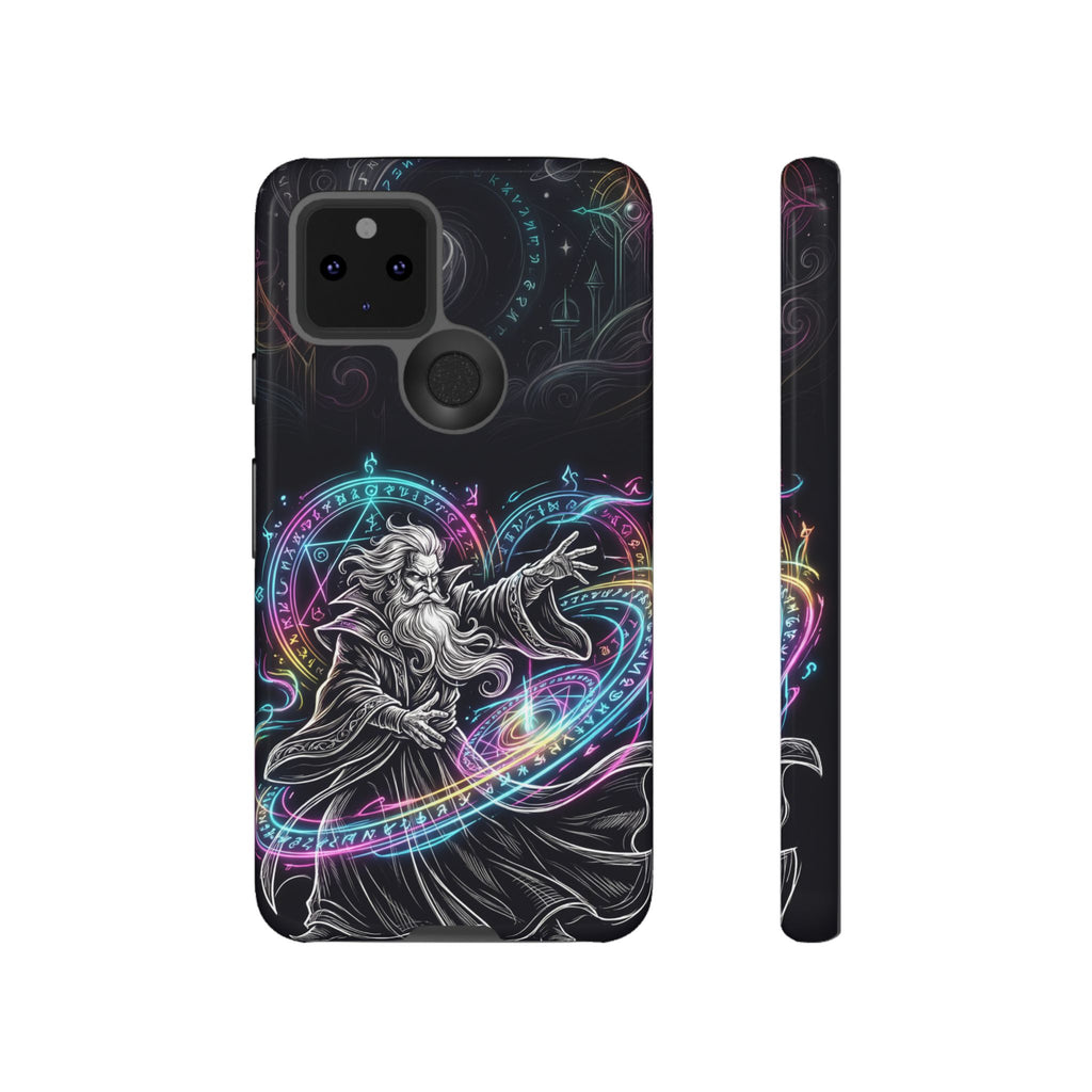 Custodia per Google Pixel Neon Spell Art Wizard Magic