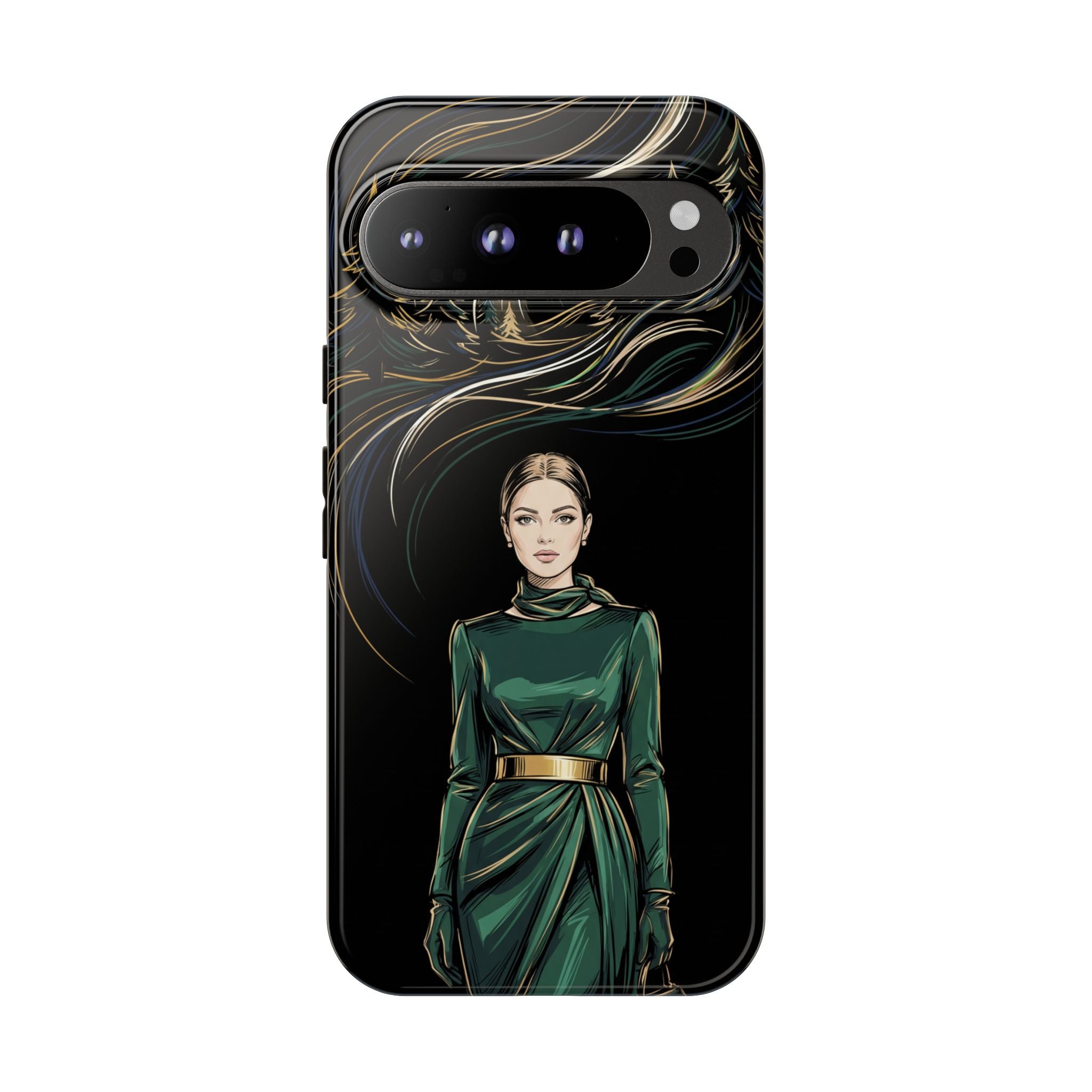 Elegant Forest Woman Google Pixel Phone Case