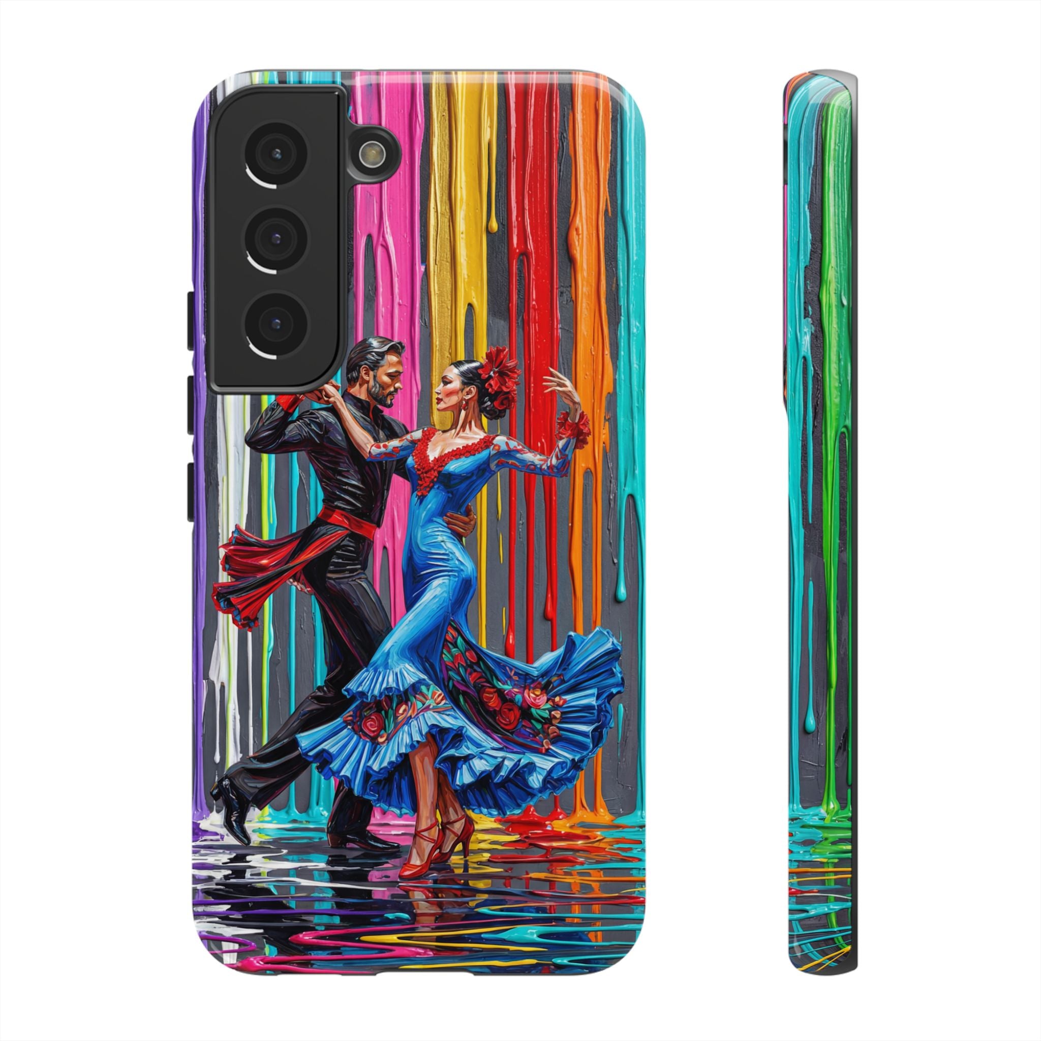 Colorful Tango Samsung Galaxy Phone Case | Vibrant Dancing Couple Art Protection