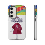 Colourful Artistic Wine Lady Samsung Galaxy Phone Case