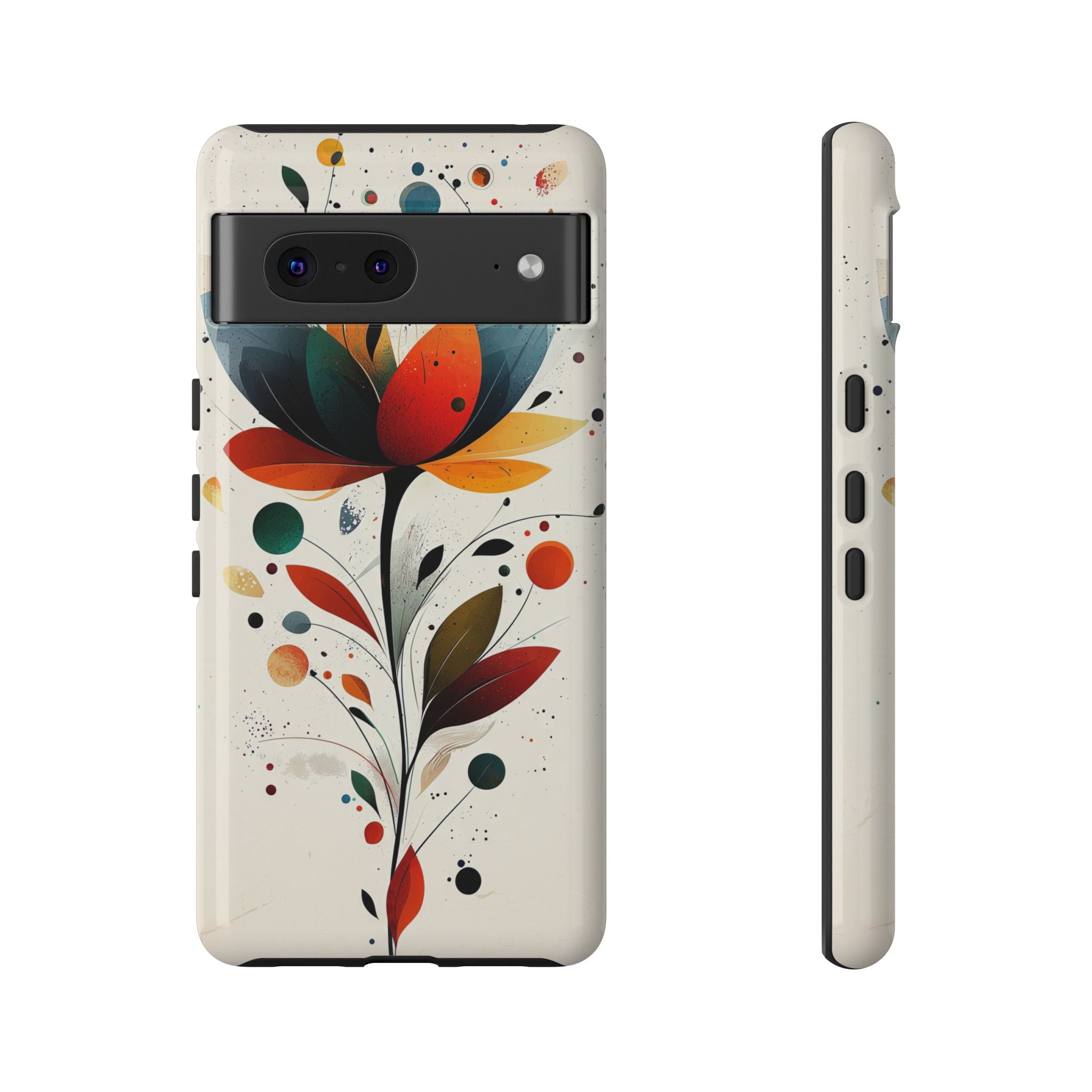 Floral Abstract Google Pixel Case | Colourful Botanical Art