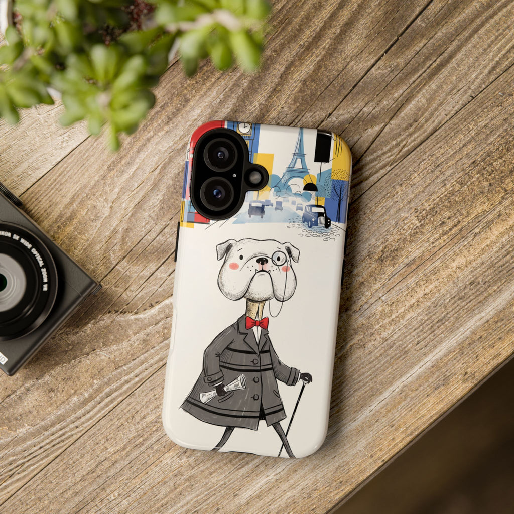 Vintage Dapper Gentleman Bulldog Google Pixel Phone Case