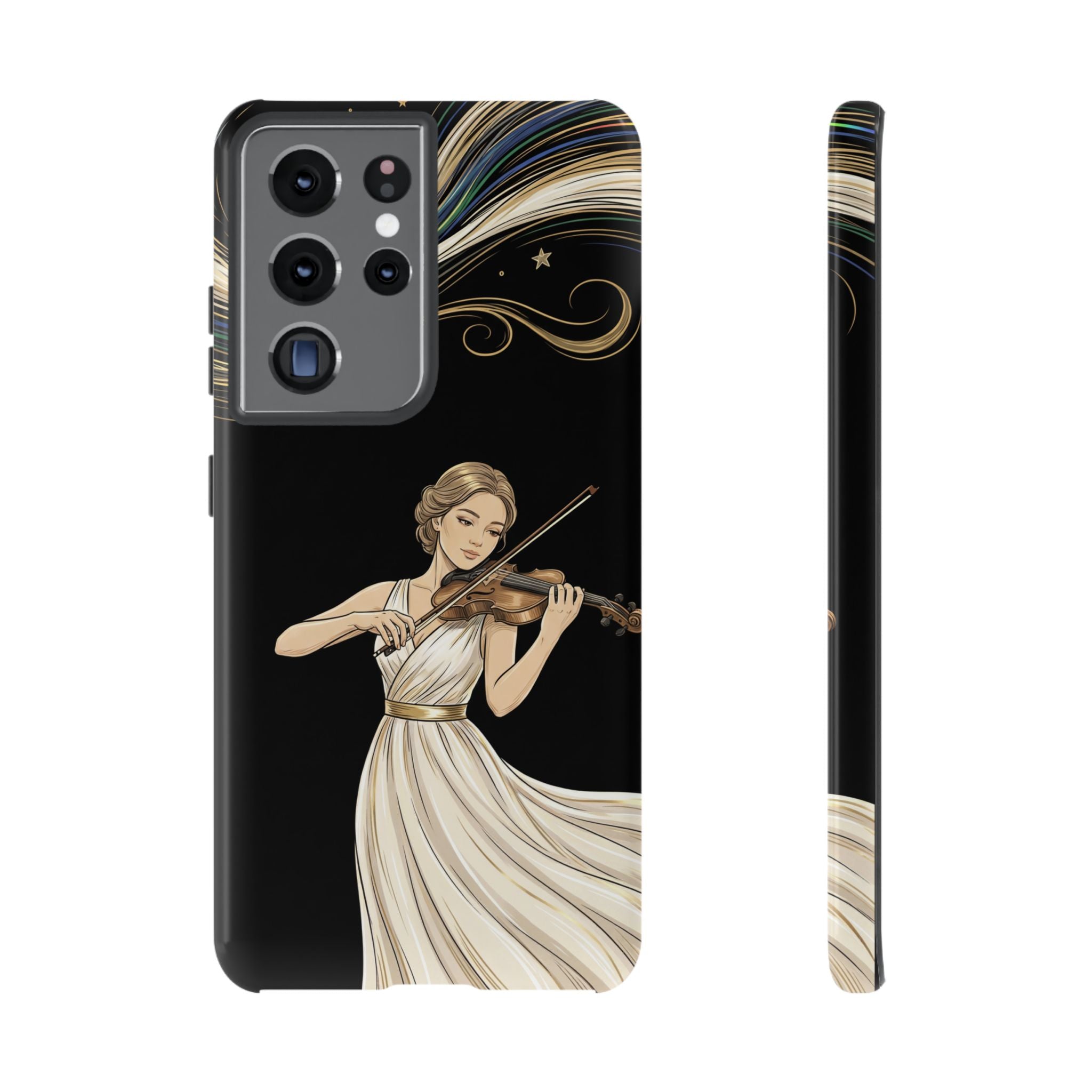 Violinist Samsung Galaxy Phone Case | Elegant Classical Musicist Design