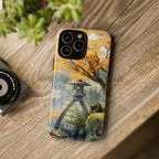 Autumn Japanese Garden iPhone Case | Scenic Lantern Fall