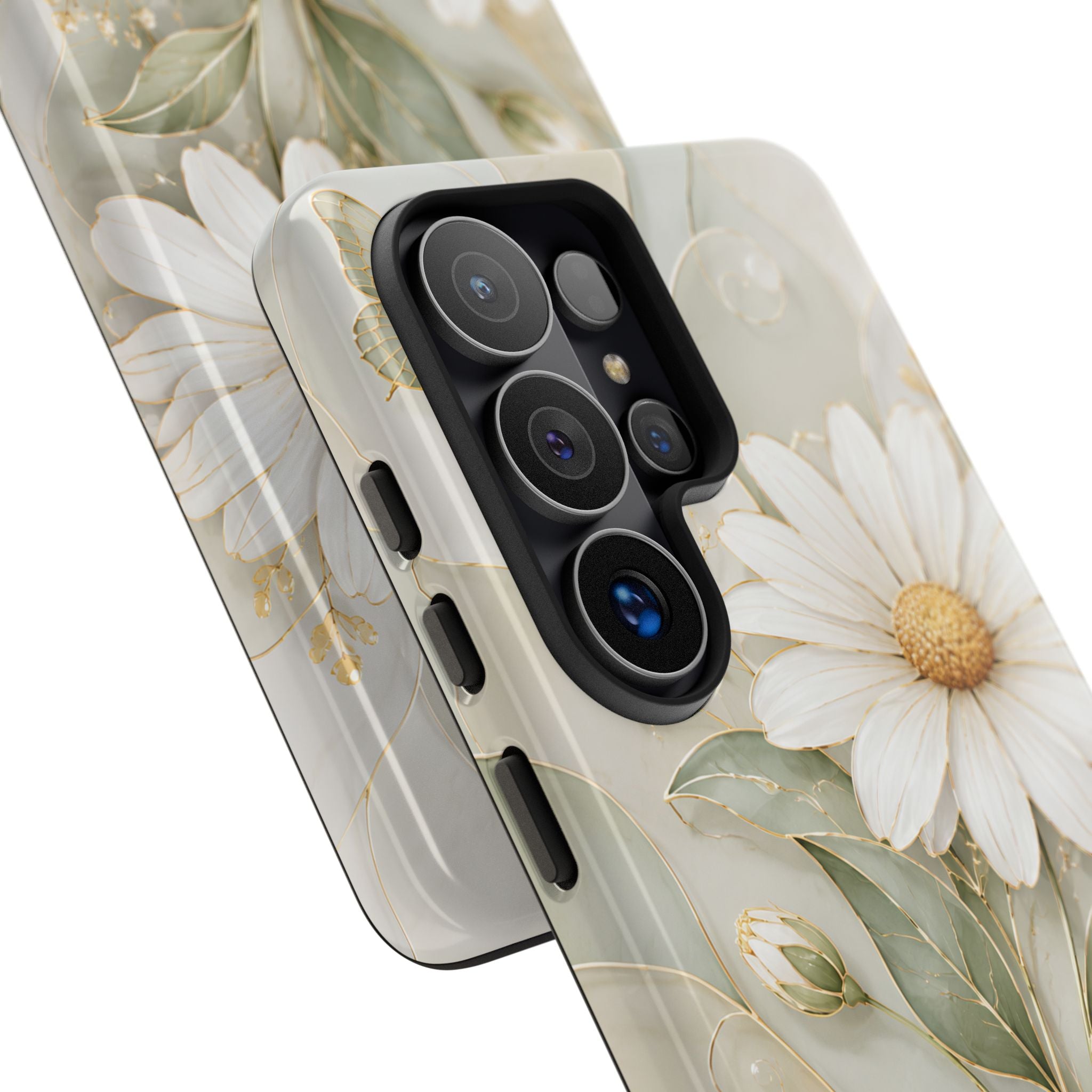 Vintage Daisy Samsung Galaxy Phone Case | Cottagecore Floral Phone Cover