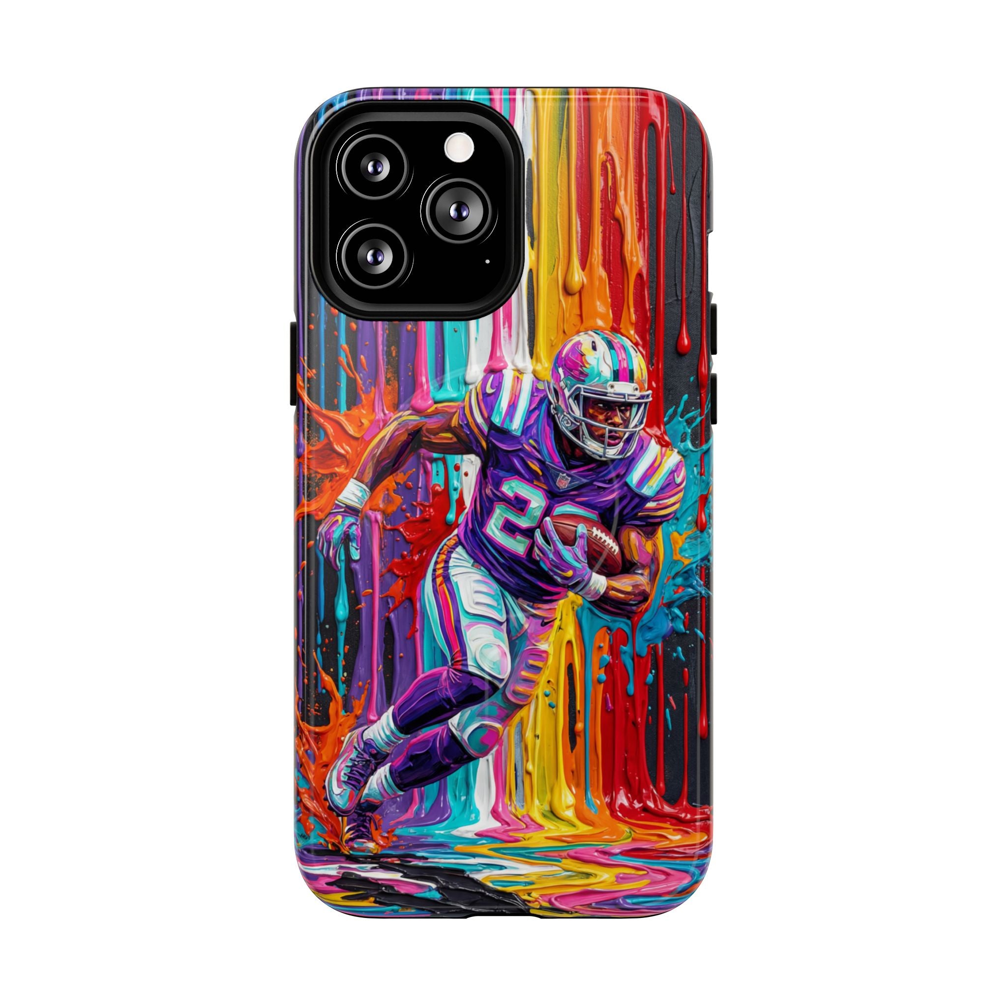 Vibrant American Football Runner MagSafe iPhone Case
