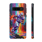 Vibrant American Football Runner Samsung Galaxy Phone Case