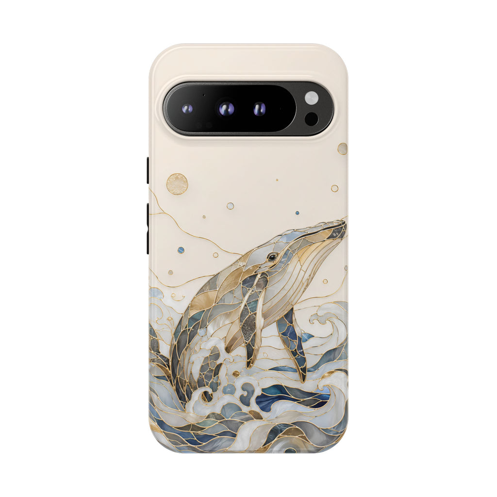 Stained Glass Whale Google Pixel Phone Case | Ocean iPhone Case